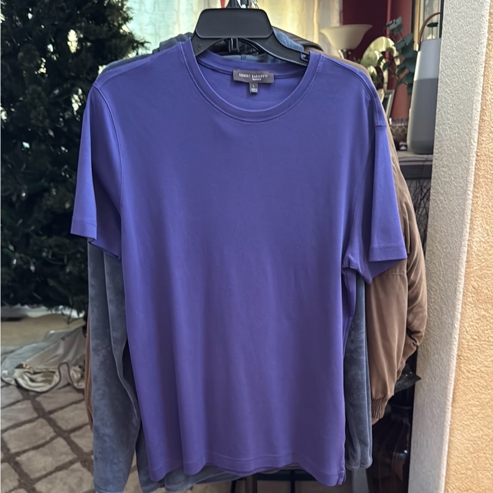 Robert Barakett Deep Purple Short Sleeve Tee